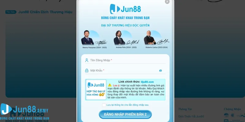 Dang ky dang nhap Jun88