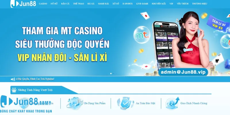 Giới thiệu tổng quan về Jun88