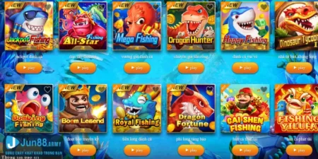 Bắn cá Jun88 - Khám phá đại dương giải trí đầy sắc màu