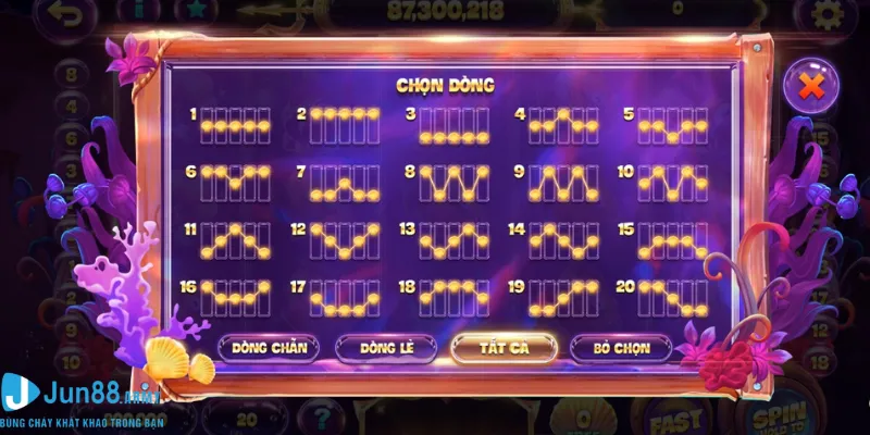 Chọn dòng cược chẵn hoặc lẻ tùy thích